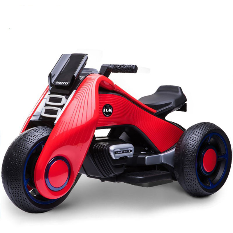 Xe máy điện trẻ em, xe moto điện cho bé TILO KIDS TLK-8888 kích thước lớn 2 động cơ, bình điện 12V có kết nối Bluetooth