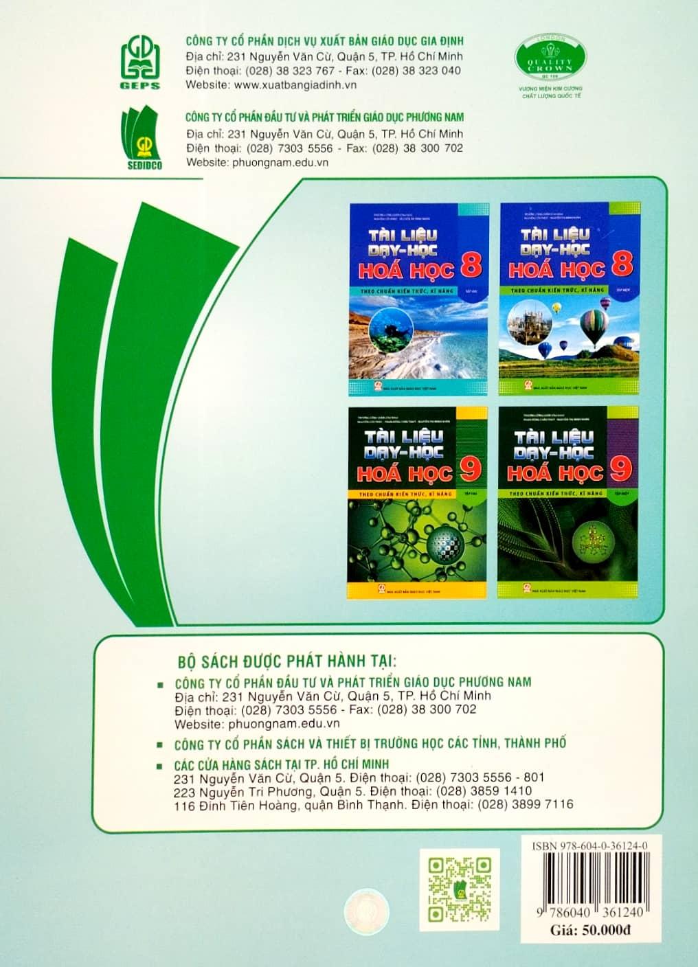 Tài Liệu Dạy Và Học Hóa Học 9 - Tập 2