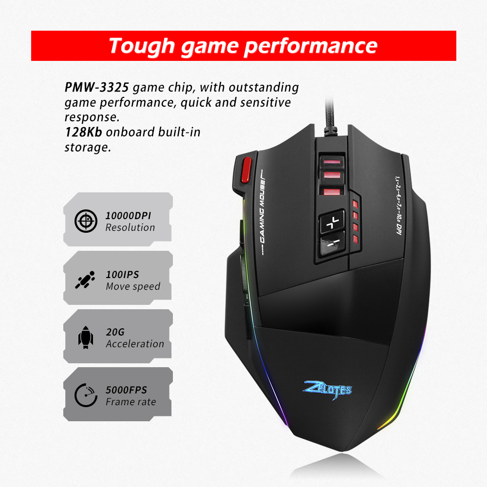 Chuột Chơi Game Zelotes C-13