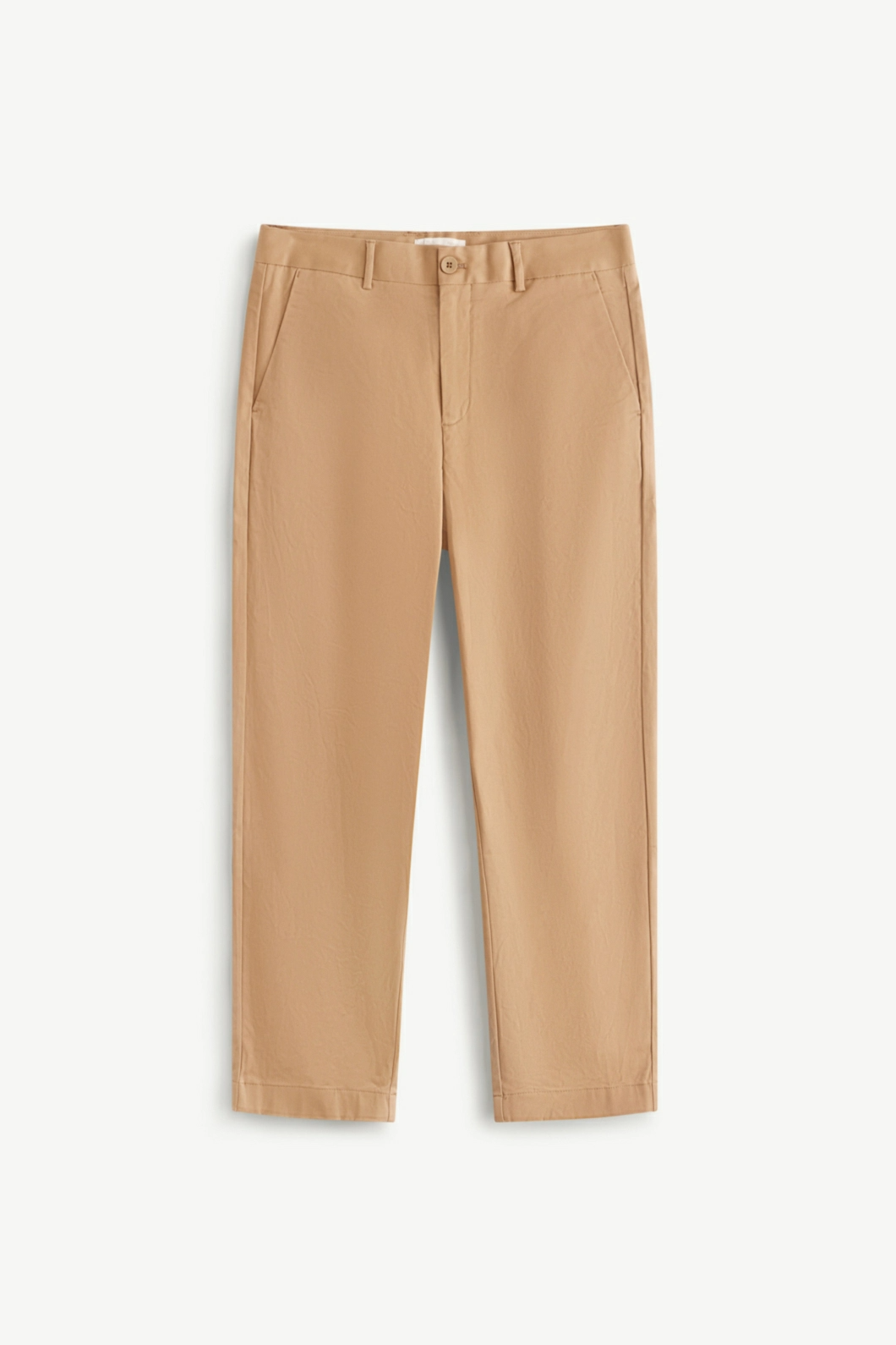 Quần Kaki Nam Premium ROUTINE Ống Ôm Trơn Form Slim Cropped - 10S24PCA001P | LASTORE MENSWEAR