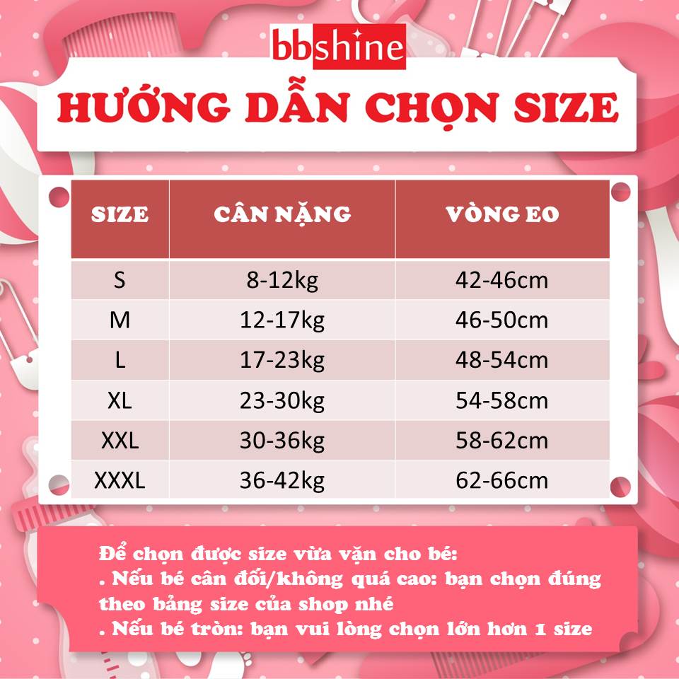 Quần chip bé gái, Quần chip đùi cotton cao cấp cho bé 2-12 tuổi hình hươu cao cổ đủ màu sắc tươi vui BBShine – C017