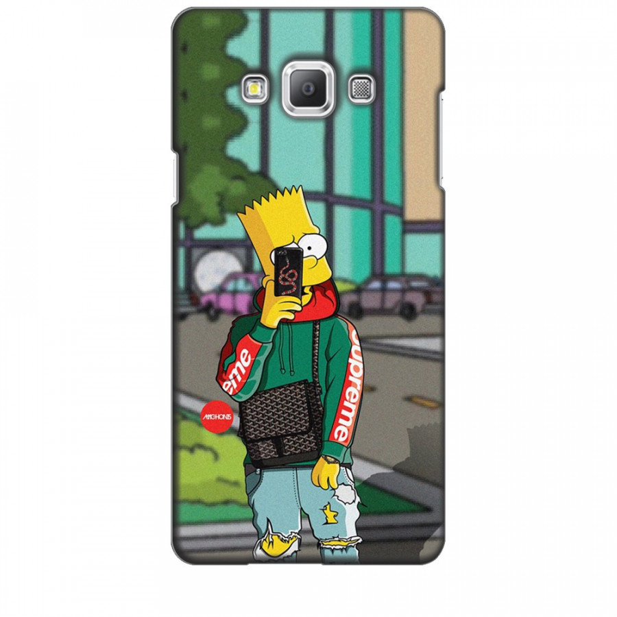 Ốp lưng dành cho điện thoại  SAMSUNG GALAXY A7 Bart Simpson