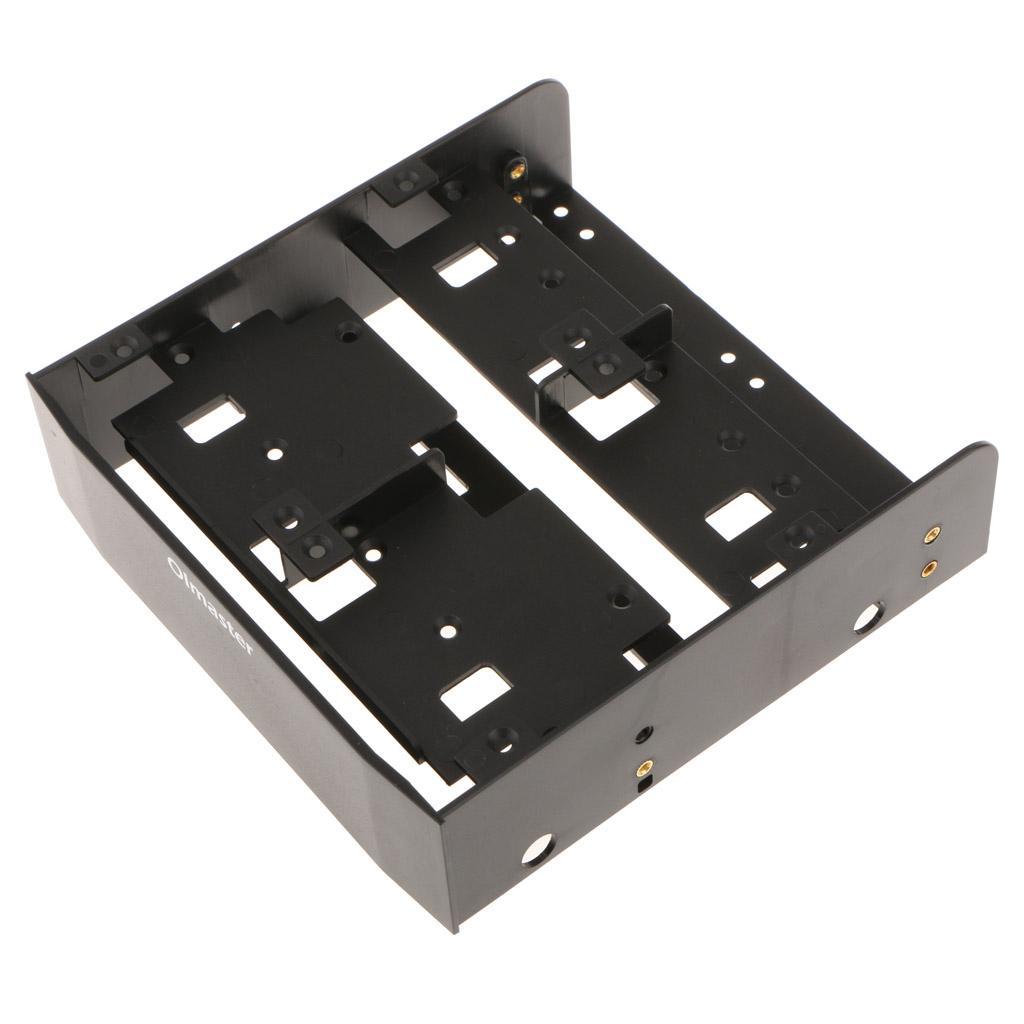 Internal 5.25" to 3.5-Inch Hard Disk Drive HDD Mounting Bracket Kit for PC