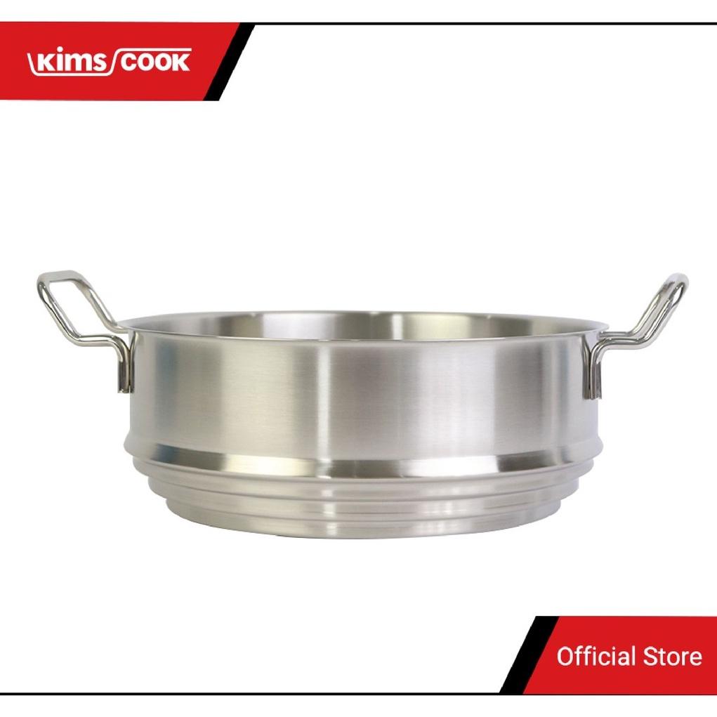 Xửng hấp inox đa năng 28cm (3 trong 1 size 24 26 28 )_Kims Cook