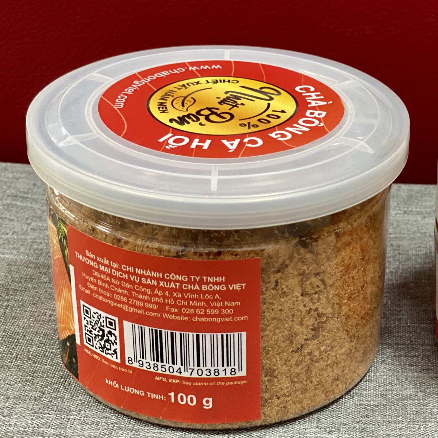 Chà Bông Cá Hồi - Chà Bông Việt (100g)