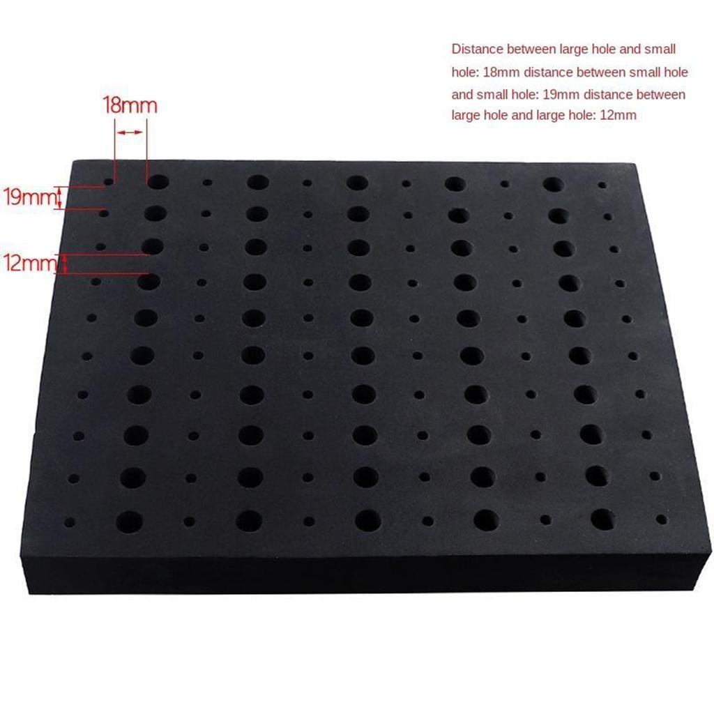 Tray Toolbox 11x13 inch 110 Bits 1/4" and 50x 1/2"