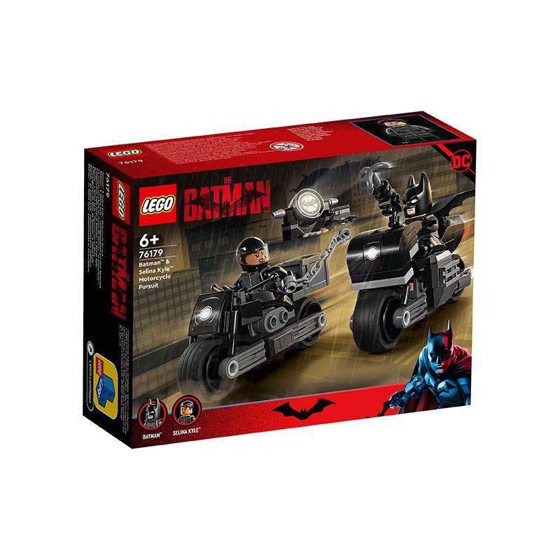 Đồ Chơi LEGO  SUPERHEROES Cuộc Rượt Đuổi Mô Tô Của Batman Và Miêu Nữ 76179 (149 chi tiết)