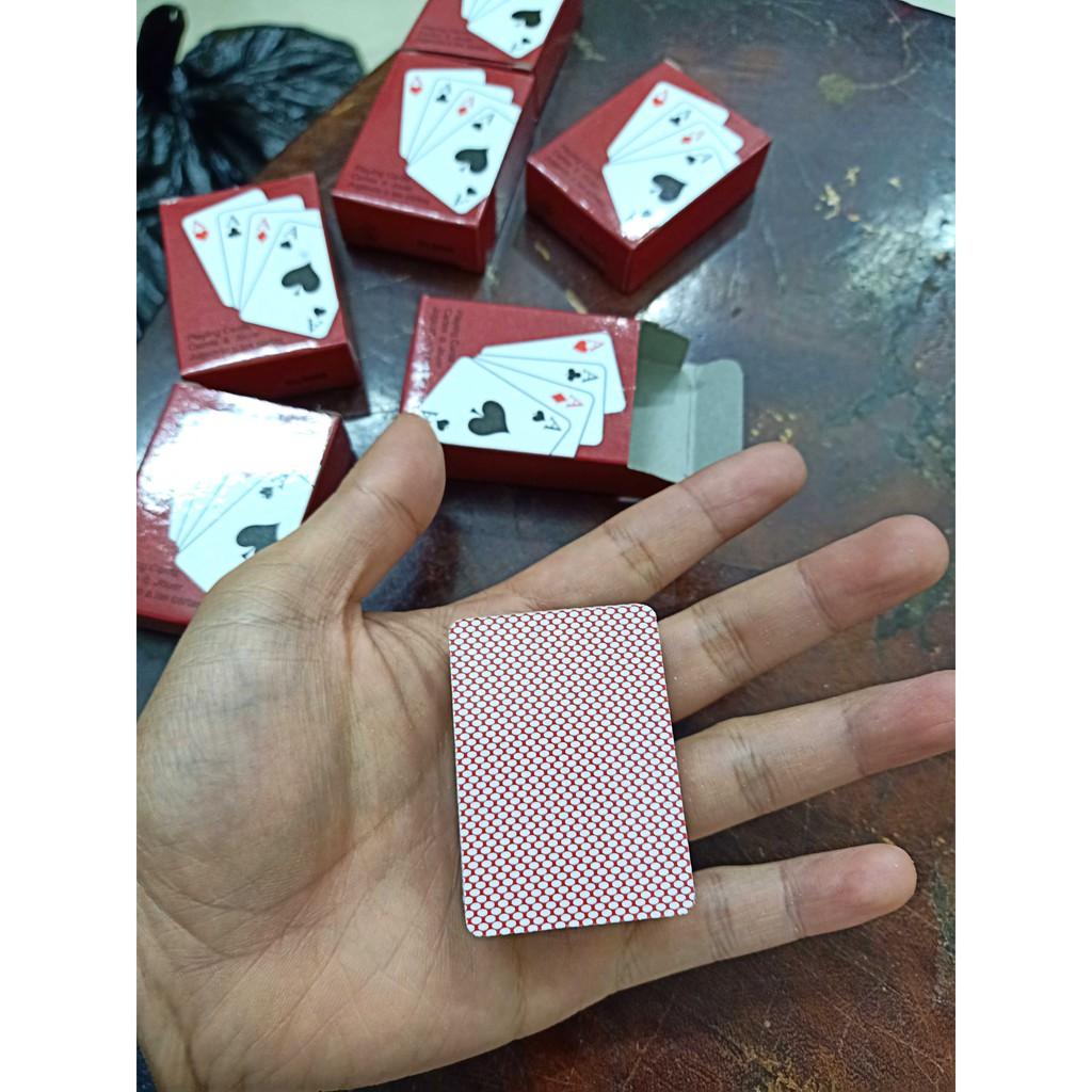 Hộp 2 Bộ Bài Tây Poker Mini