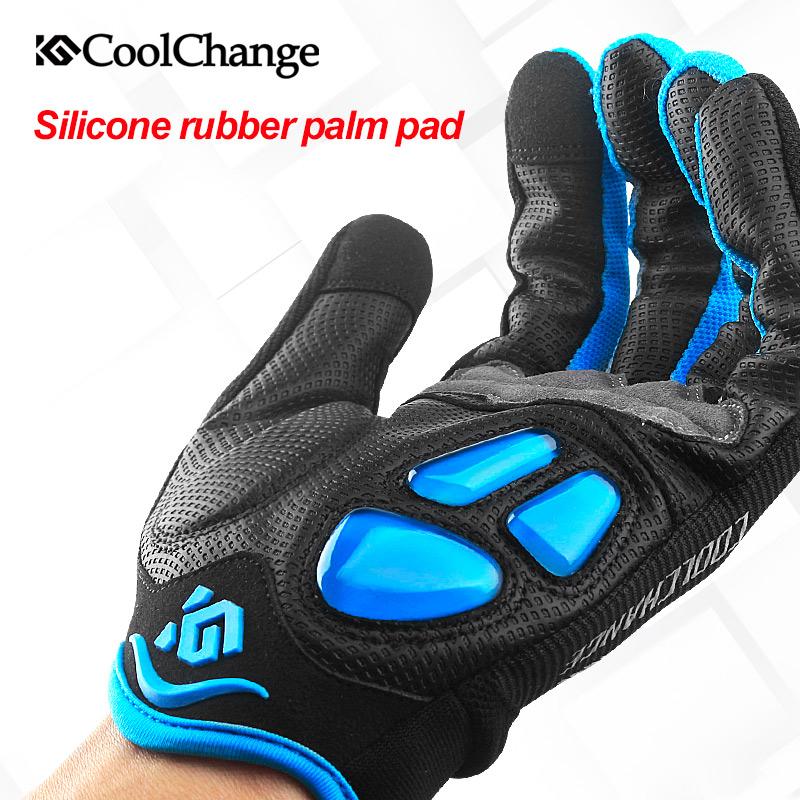 CoolChange Găng Tay Phượt Chống Gió Thể Thao Cảm Ứng Màn Hình Xe Đạp Full Ngón Tay Đua Đi Xe Thể Thao GEL Xe Đạp MTB Người Phụ Nữ Găng Tay