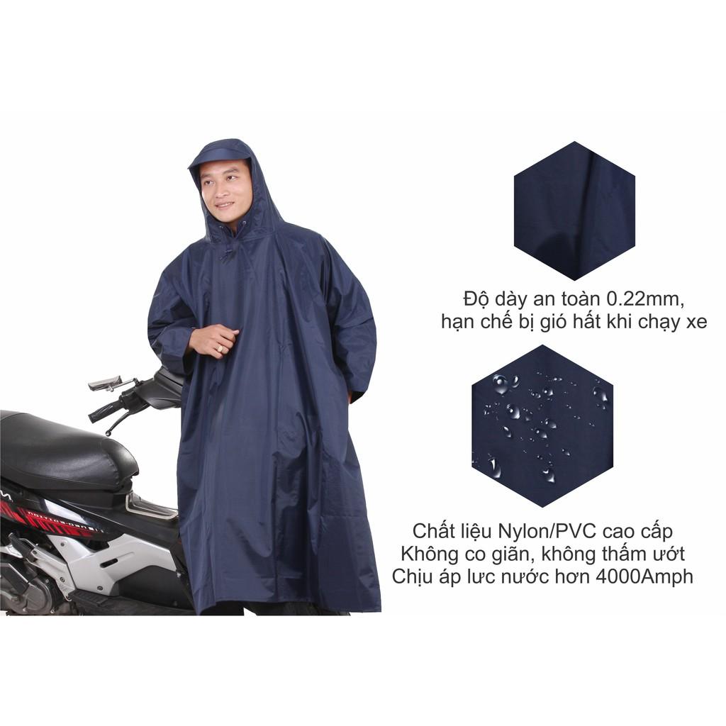 Áo mưa Poncho vải BEST bền bỉ, nhanh khô RANDO