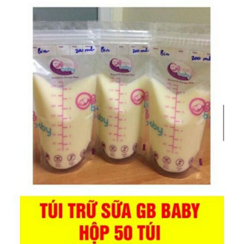 Hộp 50 túi trứ sữa Gb baby