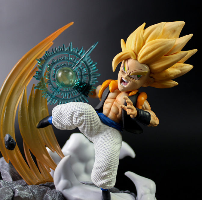 Mô hình nhân vật Gotenks supper saiyan Dragon Ball 17cm