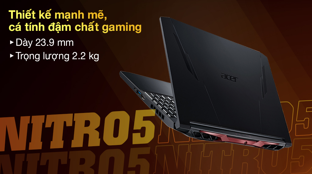 Laptop Acer Nitro 5 Eagle AN515-57-54MV - Hàng Chính Hãng