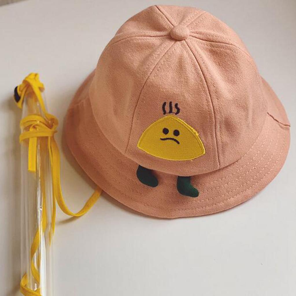 3pcs UV Protection Hat for Kids Beige Orange Green