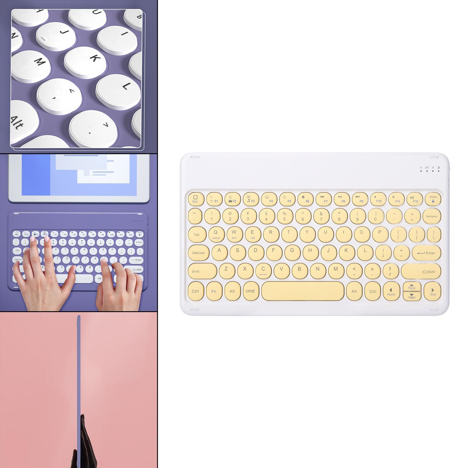 Bluetooth Keyboard Rechargeable Universal Thin for Smartphones