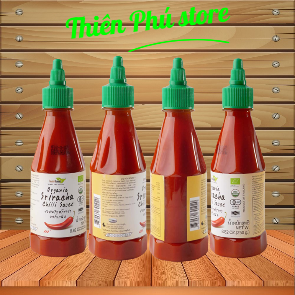 Tương Ớt Sriracha Hữu Cơ Lumlum 250g – Organic Sriracha Chilli Sauce