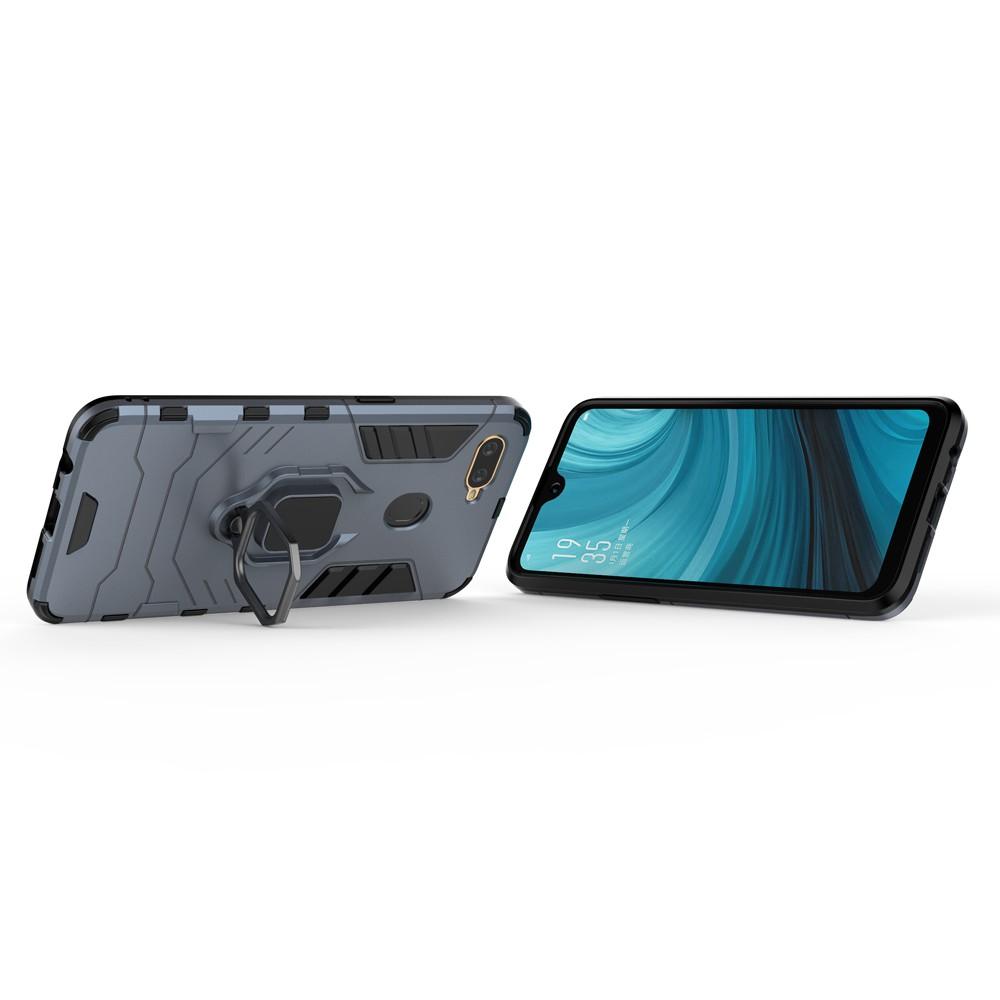 Ốp lưng cho Oppo A7 A5S A12 iron man chống sốc kèm nhẫn xoay chống xem video bảo vệ camera