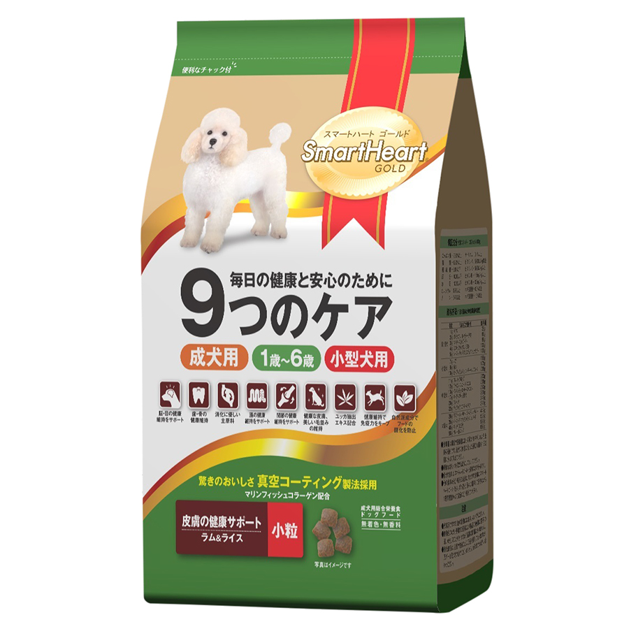 Đồ Ăn Chó Trưởng Thành Giống Nhỏ Hương Vị Cừu Và Gạo SmartHeart Gold