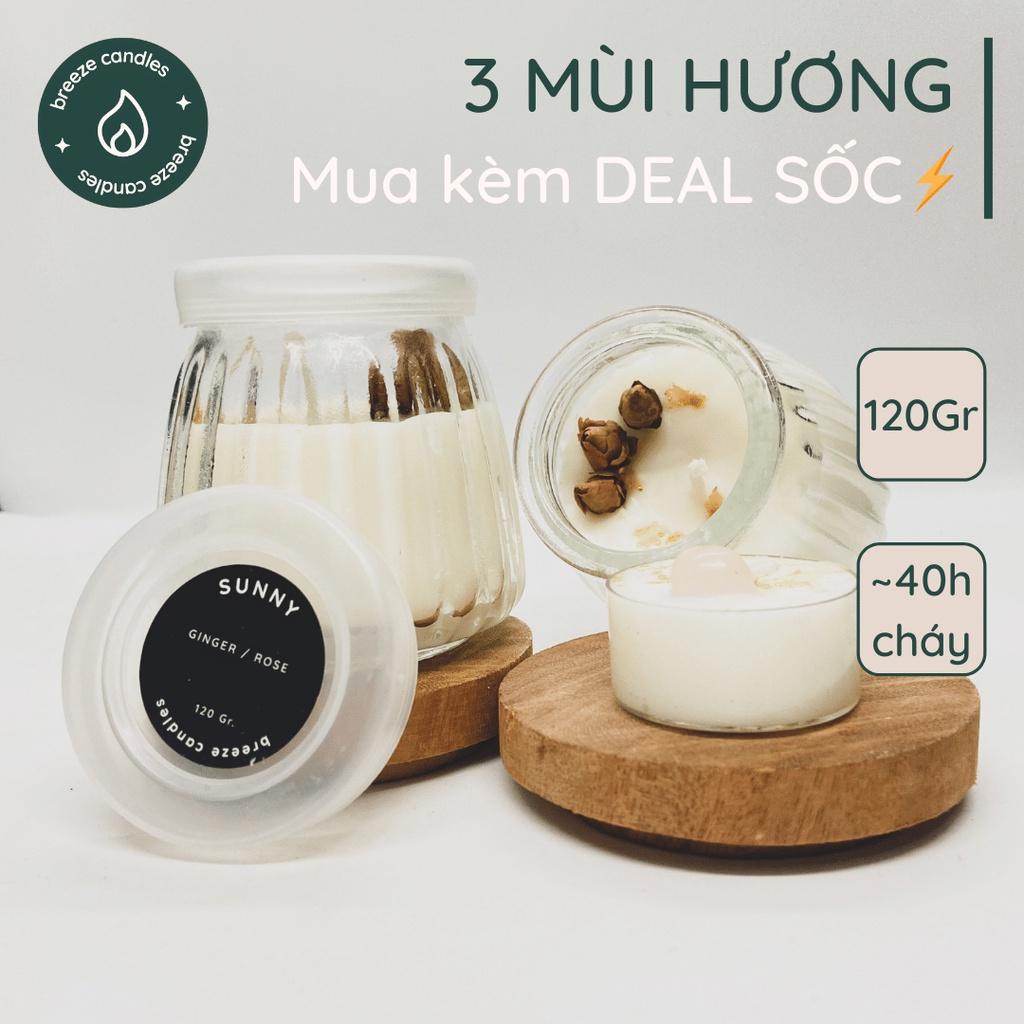 NẾN THƠM THIÊN NHIÊN HŨ SỮA CHUA 120GR (~40 giờ đốt)