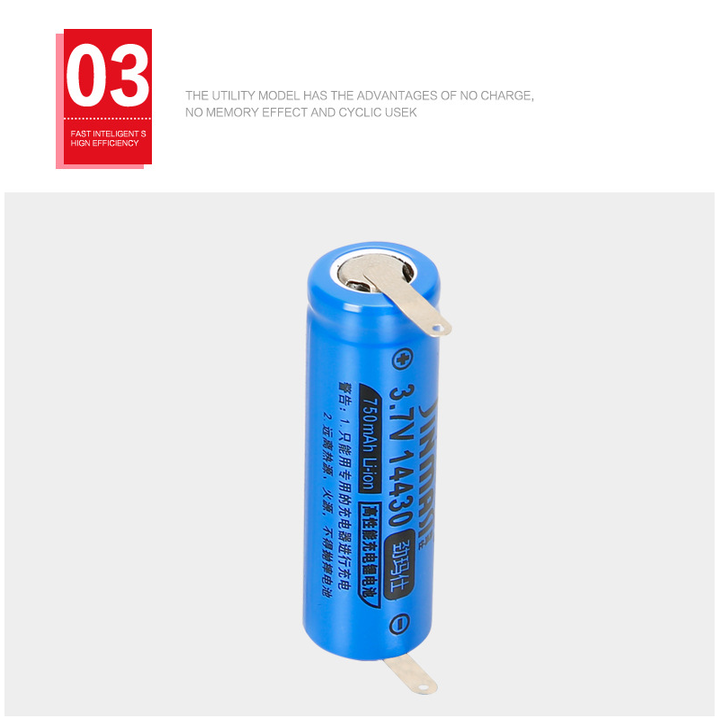 Pin Ni-MH 2.4V, 850mAh và 750mAh dùng cho một số dòng máy cạo râu của hãng Philips (các mã: 14500, 14430, JM02