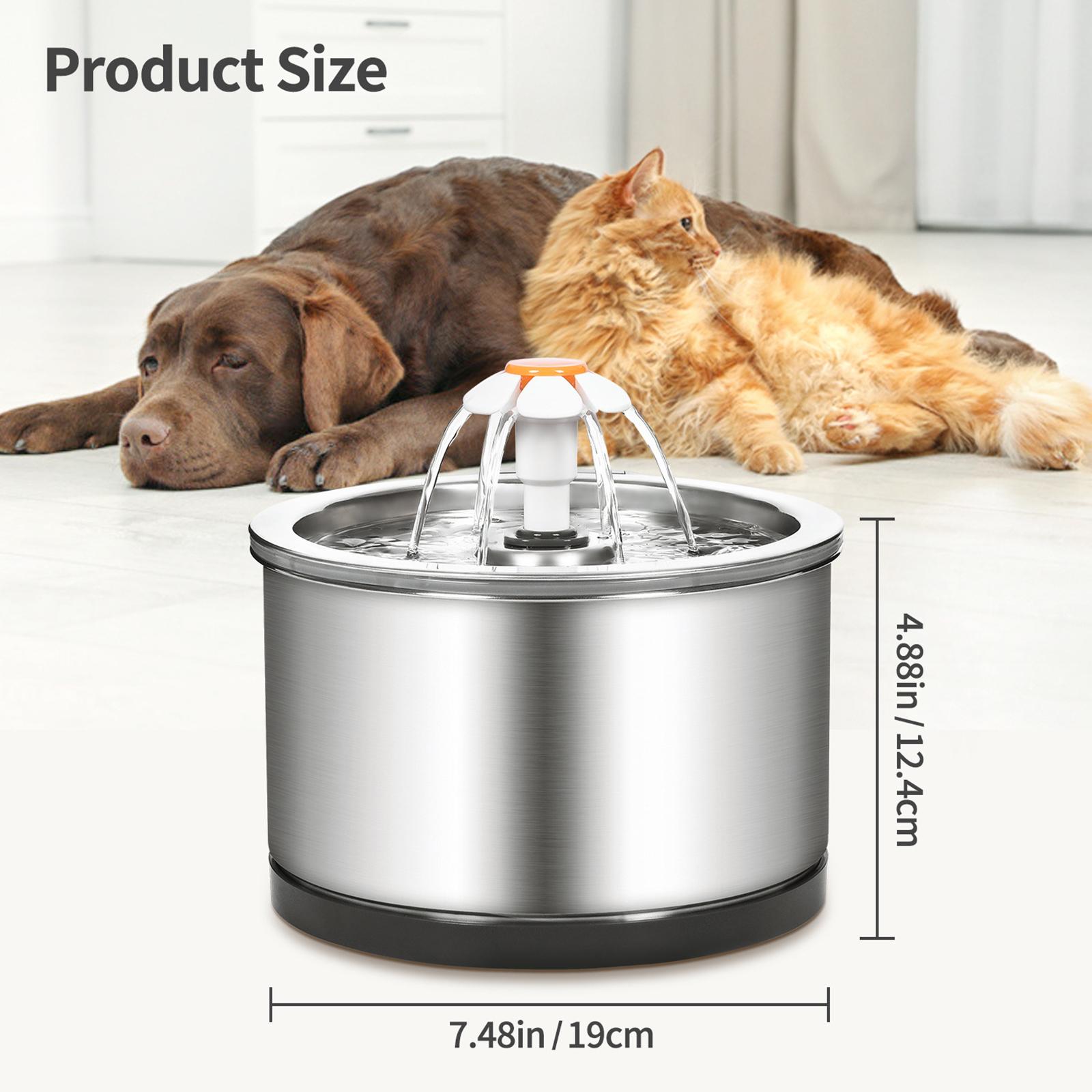 Electric Cat Water Fountain Automatic Small Dogs Auto Cats USB Drinking Bowl
