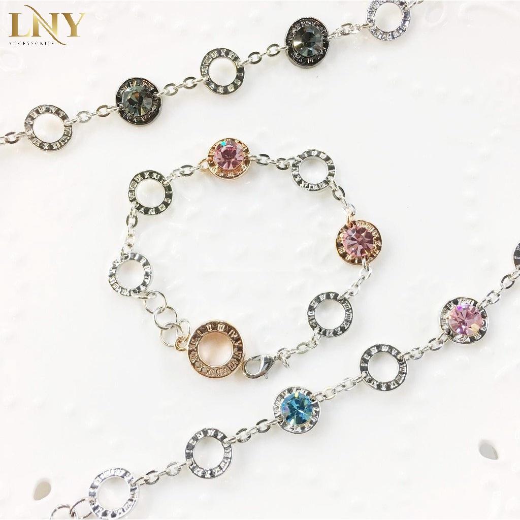 Lắc tay nữ, lắc tay chữ số la mã Lny Accessories