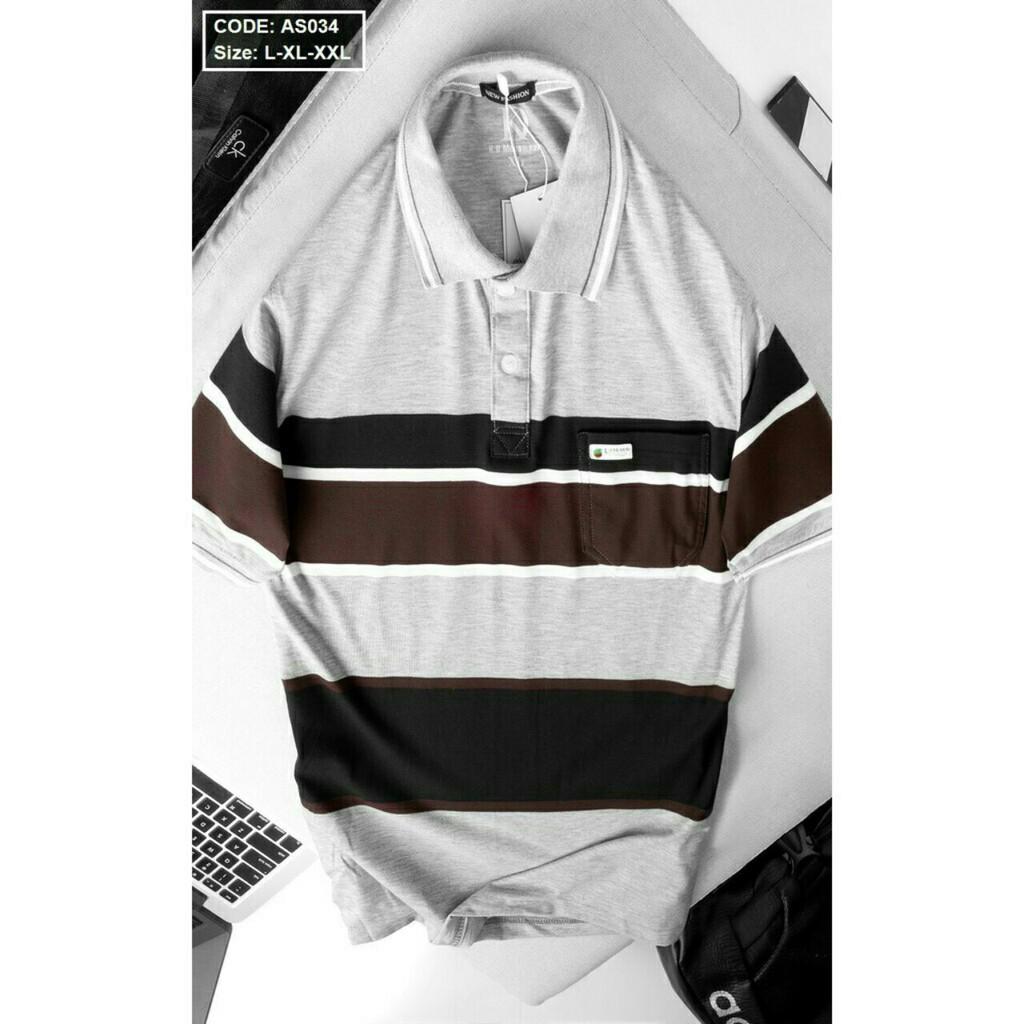 Áo thun Polo nam trung niên có túi JULIDO vải cá sấu Cotton xuất xịn, chuẩn form,sang trọng-lịch lãm J85 JULIDO