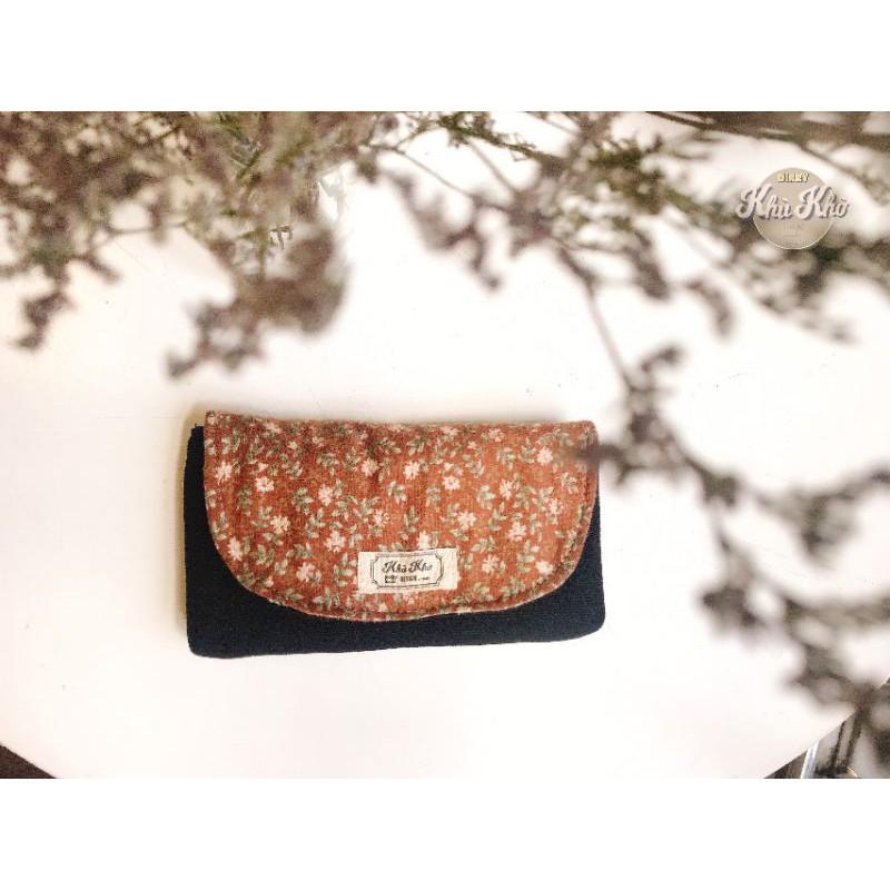 VÍ HANDMADE HỌA TIẾT VINTAGE ảnh shop tự chụp