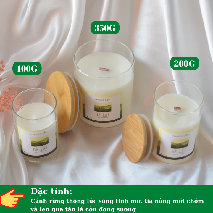 Nến Thơm Candle Cup - Mùi ĐÀ LẠT