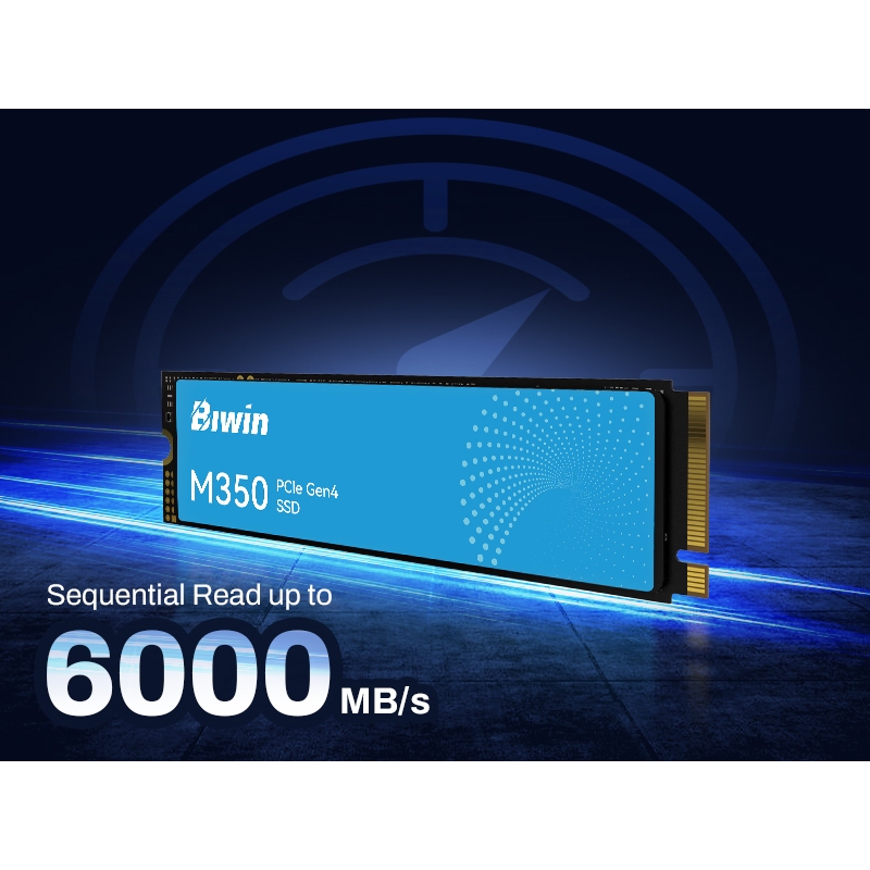 Ổ cứng gắn trong SSD M.2 BIWIN M350 PCIe Gen4x4 NVMe 500GB Bảo hành 5 năm Hàng chính hãng 1 đổi 1