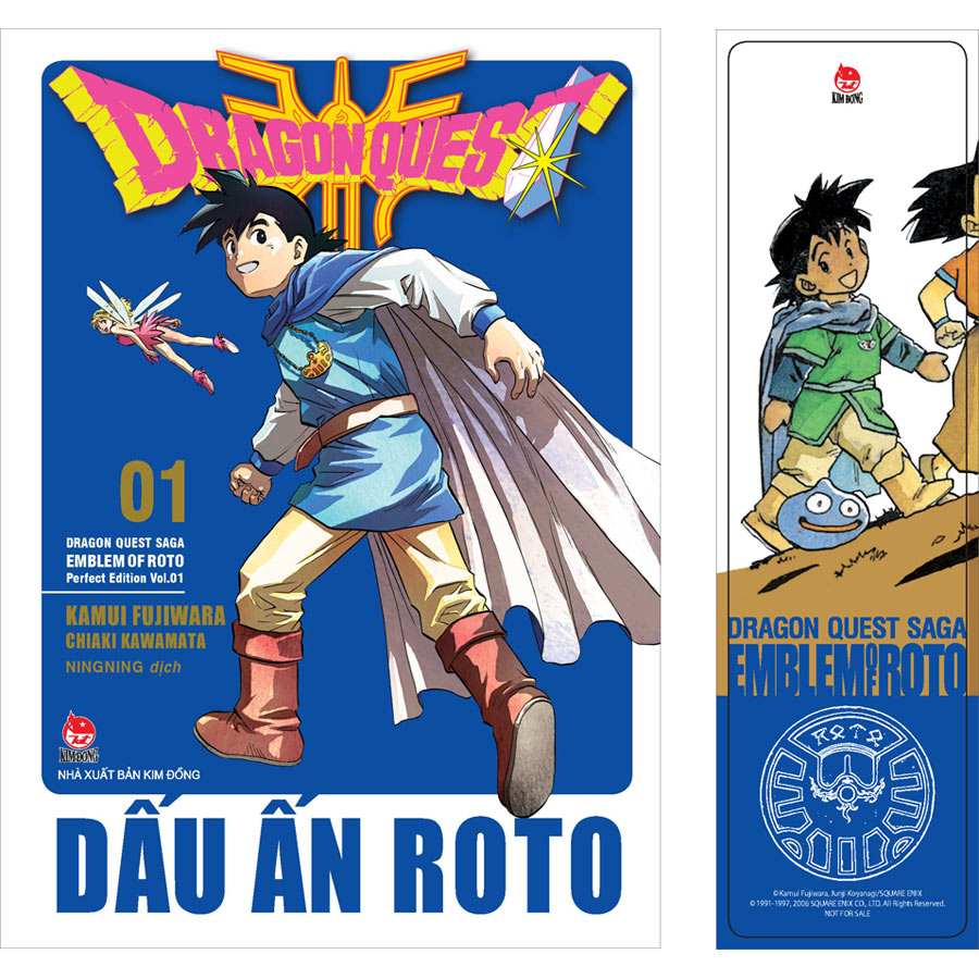 Dragon Quest - Dấu ấn Roto (Dragon Quest Saga Emblem of Roto) Perfect Edition Tập 1 [Tặng kèm Bookmark PVC]