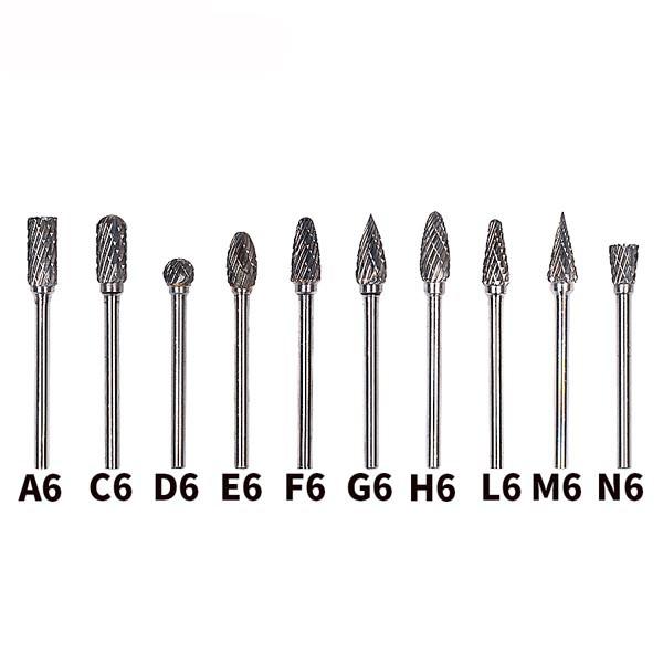 Bộ 10 mũi khắc, mài Vonfram cao cấp