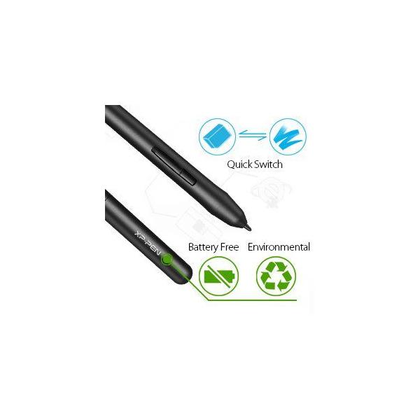 Bảng Vẽ Điện Tử XP-Pen Star 03V2 Lực Nhấn 8192 Bút Stylus Không Sạc 8 Phím Tắt - Hàng Chính Hãng