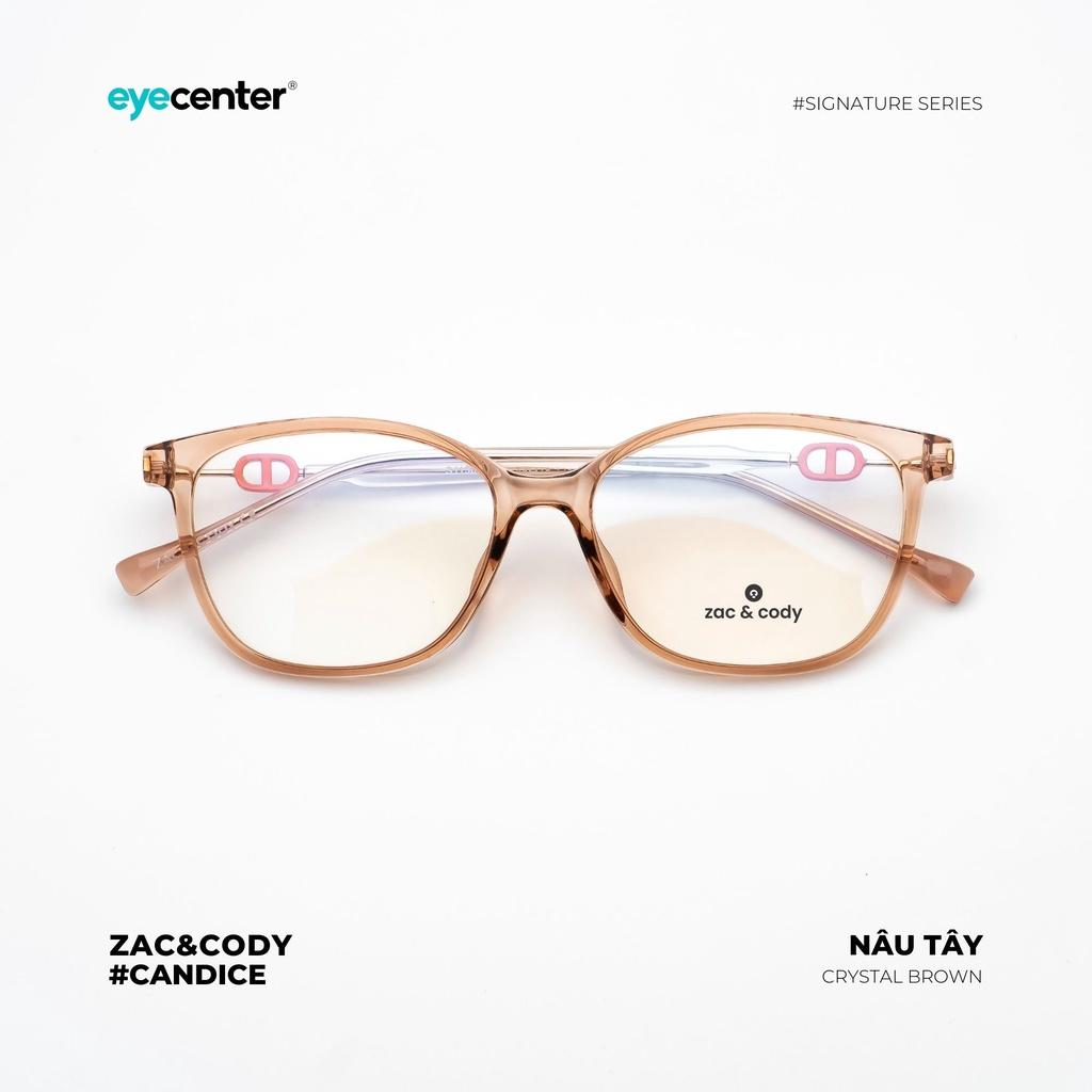 Gọng kính cận nữ chính hãng ZAC & CODY CANDICE A34-S lõi thép chống gãy nhập khẩu by Eye Center Vietnam