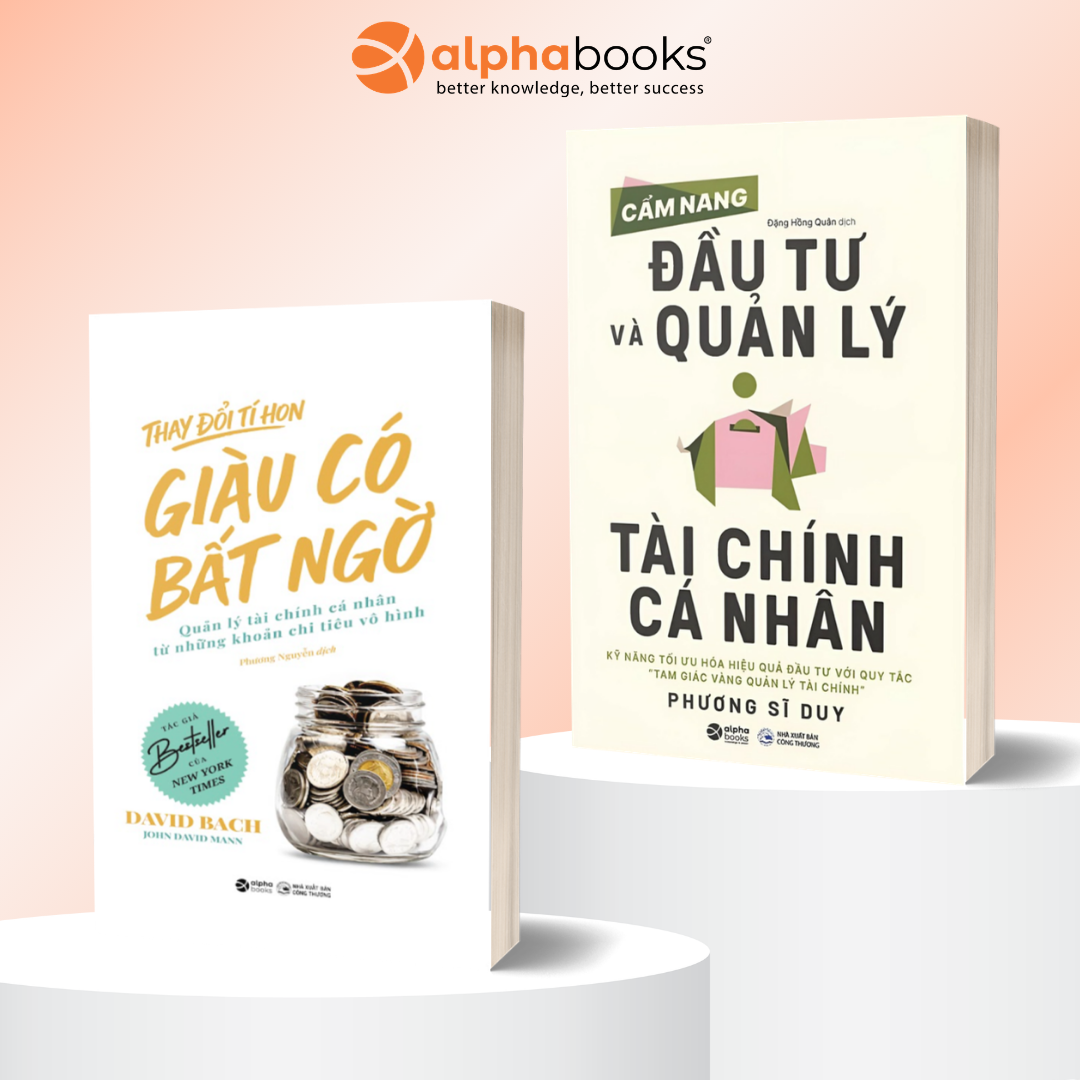 Combo 2 Cuốn: Thay Đổi Tí Hon - Giàu Có Bất Ngờ + Cẩm Nang Đầu Tư Và Quản Lý Tài Chính Cá Nhân - Alpha Books