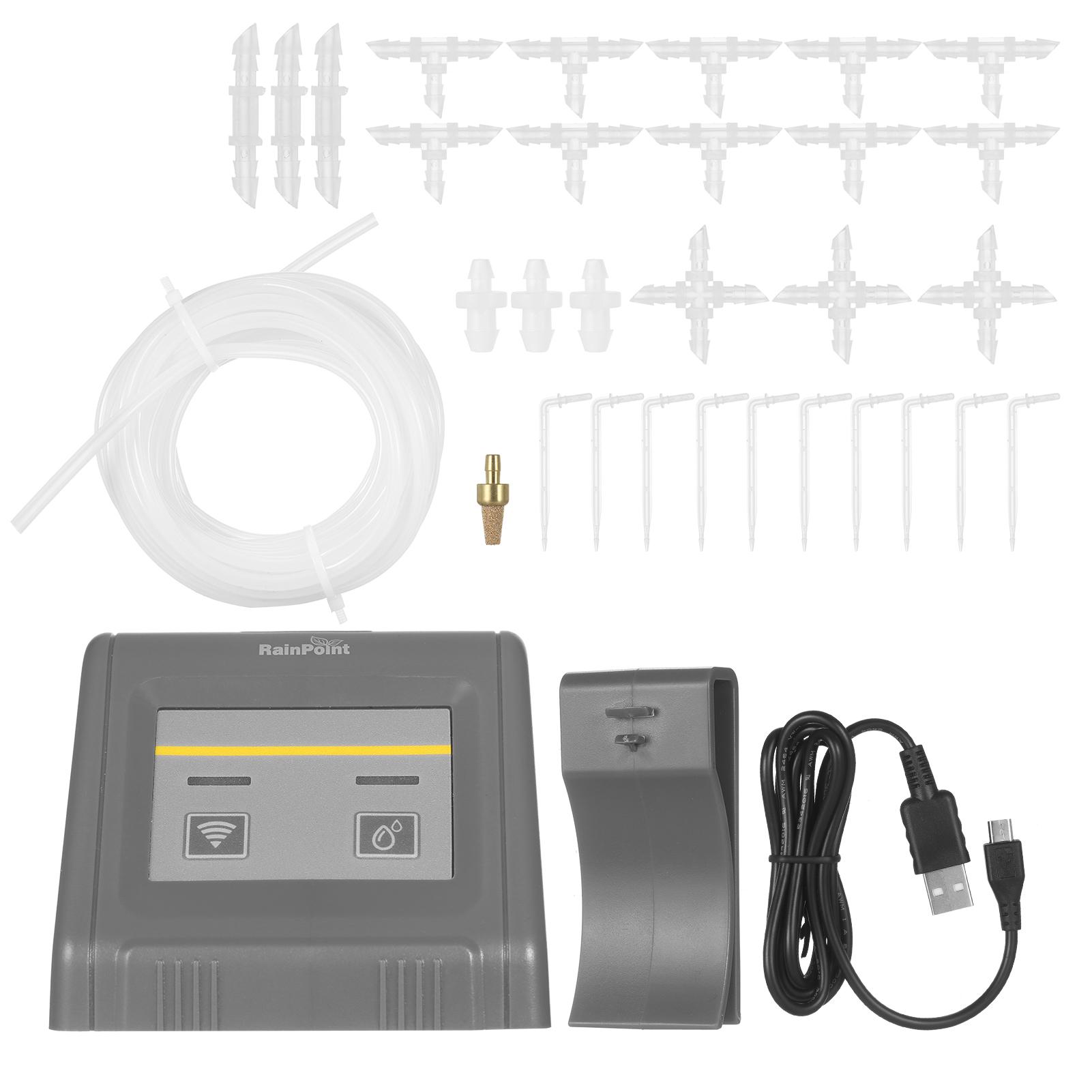 Hẹn giờ tưới có thể lập trình Wifi Bộ điều khiển tưới thông minh Hệ thống tưới tự động với ống nhỏ giọt Barb