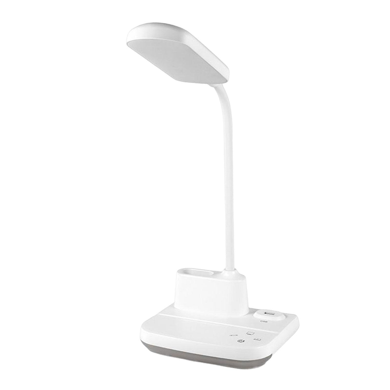 LED Desk Lamp Touch Control Rechargeable Desk Light for White 2000mAh