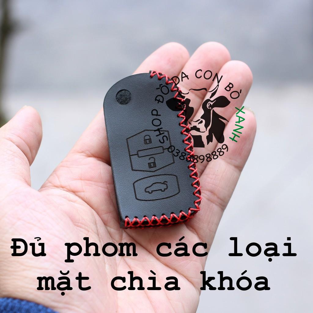 Bao da dành cho chìa khoá Mazda 2s, 3s, Mazda 3 2010, Ford Escape handmade da thật 007