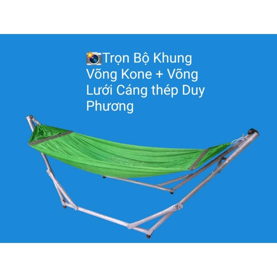 Khung võng sắt Kone sơn tĩnh điện Duy Phương cao cấp, combo khung võng kèm võng lưới giá tốt hàng loại 1