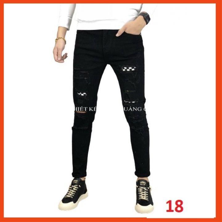 Quần jean nam chất bò co giãn- nhiều mẫu giá rẻ phong cách TINA ms18