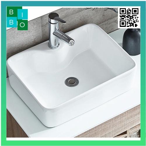 CHẬU LAVABO VUÔNG TRẮNG