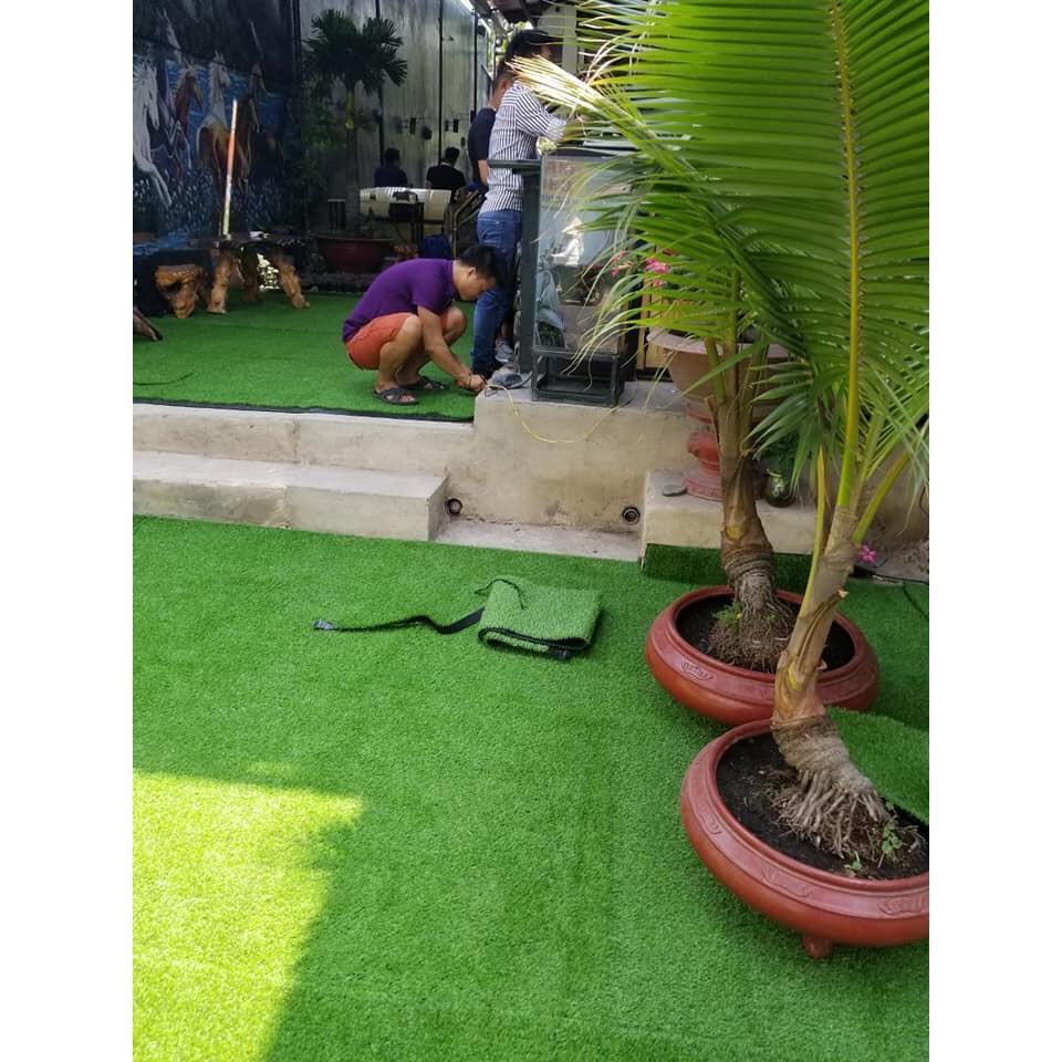 Cỏ Thảm Trải Sàn Treo Tường Cỏ Nhân Tạo Sân 2cm