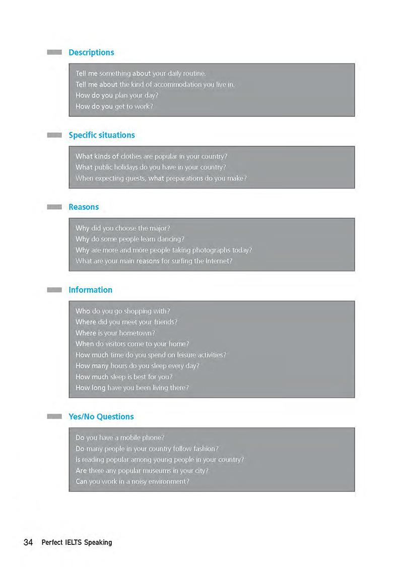Sách Perfect IELTS Speaking