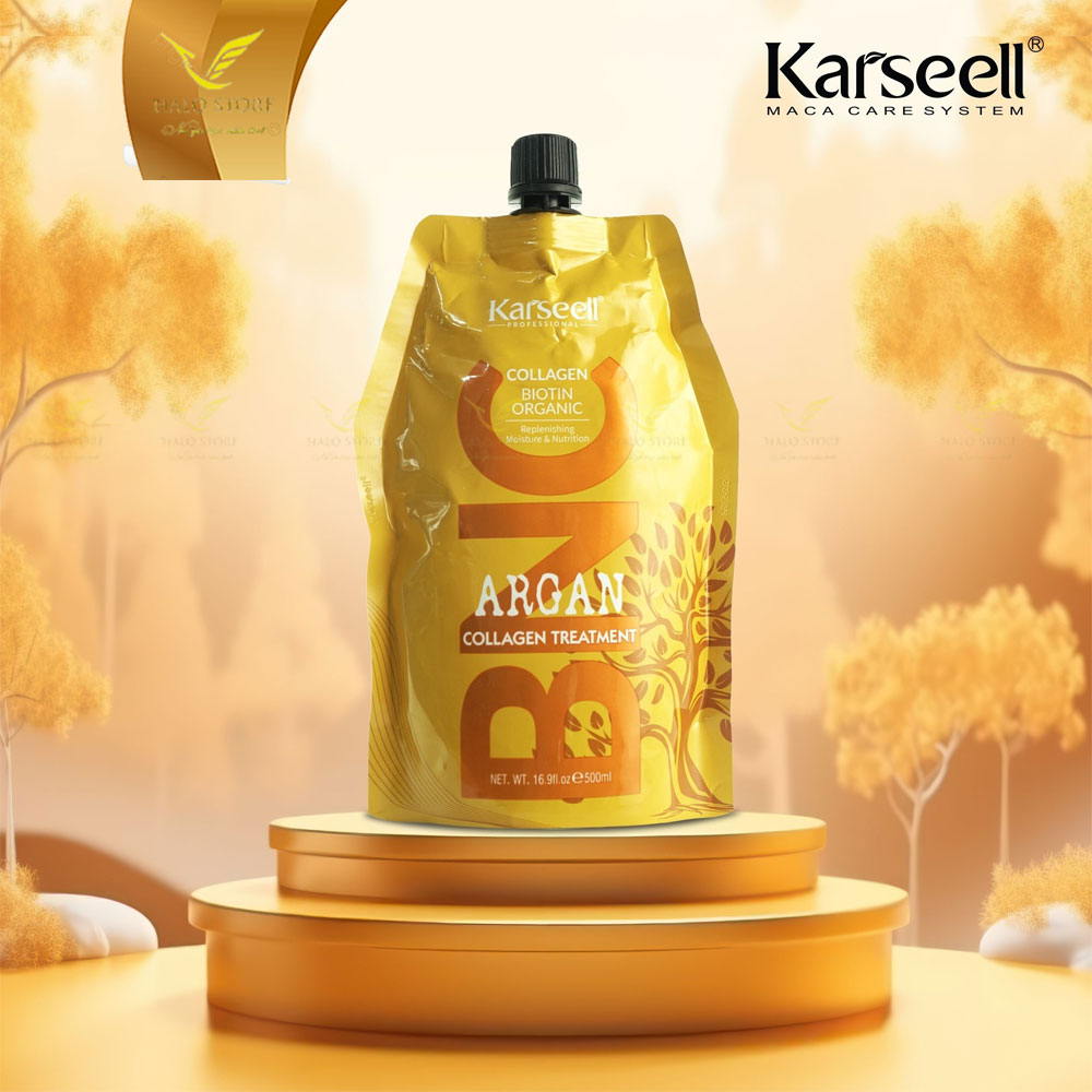 Kem hấp ủ tóc siêu mượt Karseell BNC Argan hair mask 500ml, Dầu hấp ủ tóc hương nước hoa