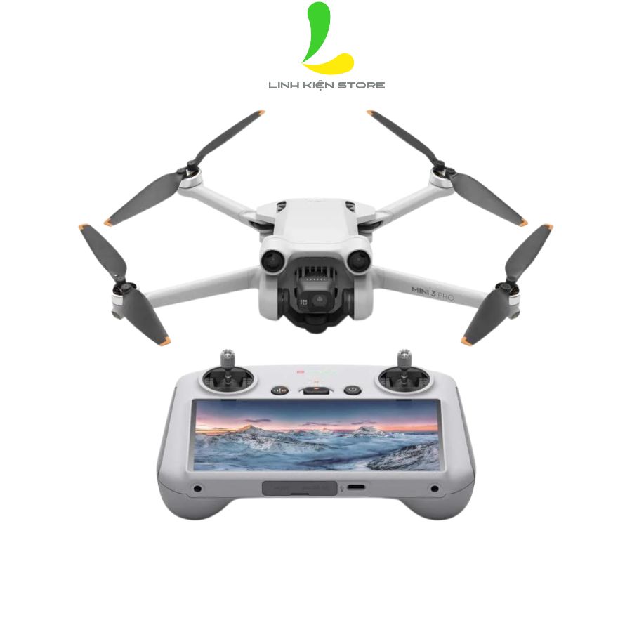 Flycam DJI Mini 3 (+ DJI RC) - Máy bay camera 4K HDR sắc nét, công nghệ truyền video O2 khoảng cách tối đa 10km - Hàng chính hãng