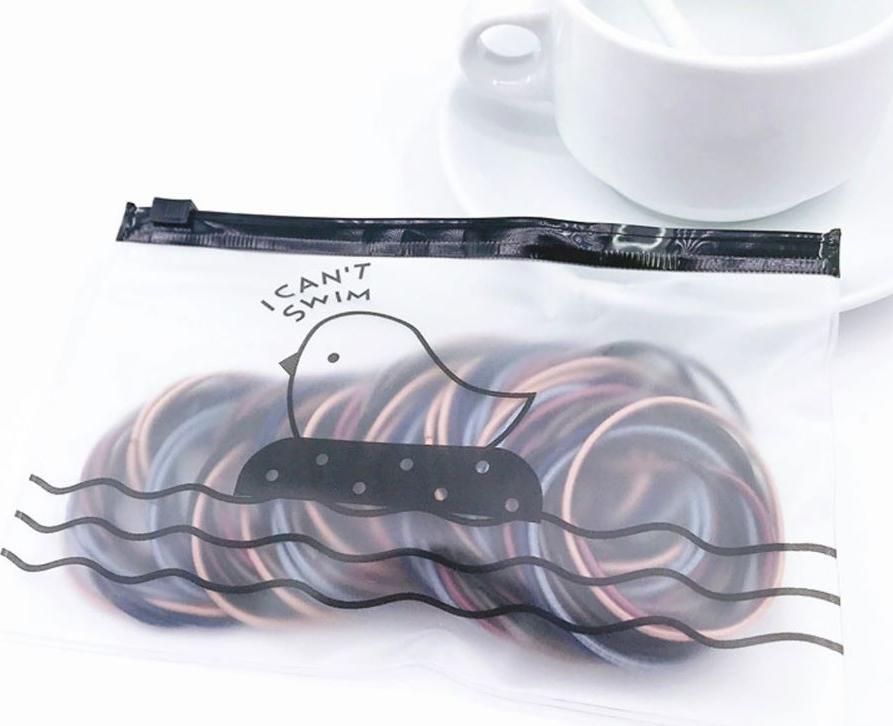 Sét 100 Thun Cột Tóc Kèm Túi Zip , Màu Sắc Phù Hợp Với Mọi Lứa Tuổi - Free Ship Toàn Quốc