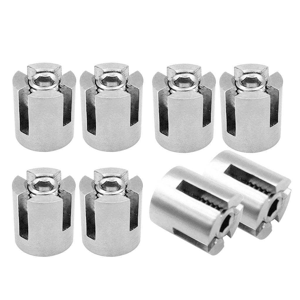 8 Món Thép Không Gỉ 316 Mềm Cao Cấp 3 Mm Dây Tregging Chéo Kẹp