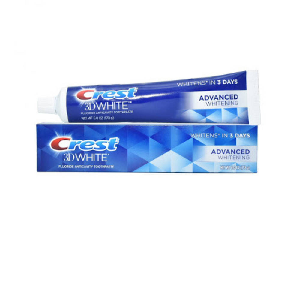 Bộ Kem đánh Răng Crest 3D White và Giá để bàn chải đánh răng Inomata- Tặng túi zip 5 kẹo Senjaku
