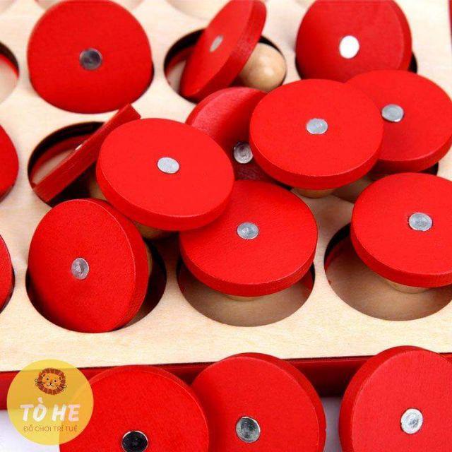 ĐỒ CHƠI GỖ BỘ LẬT HÌNH LUYỆN TRÍ NHỚ