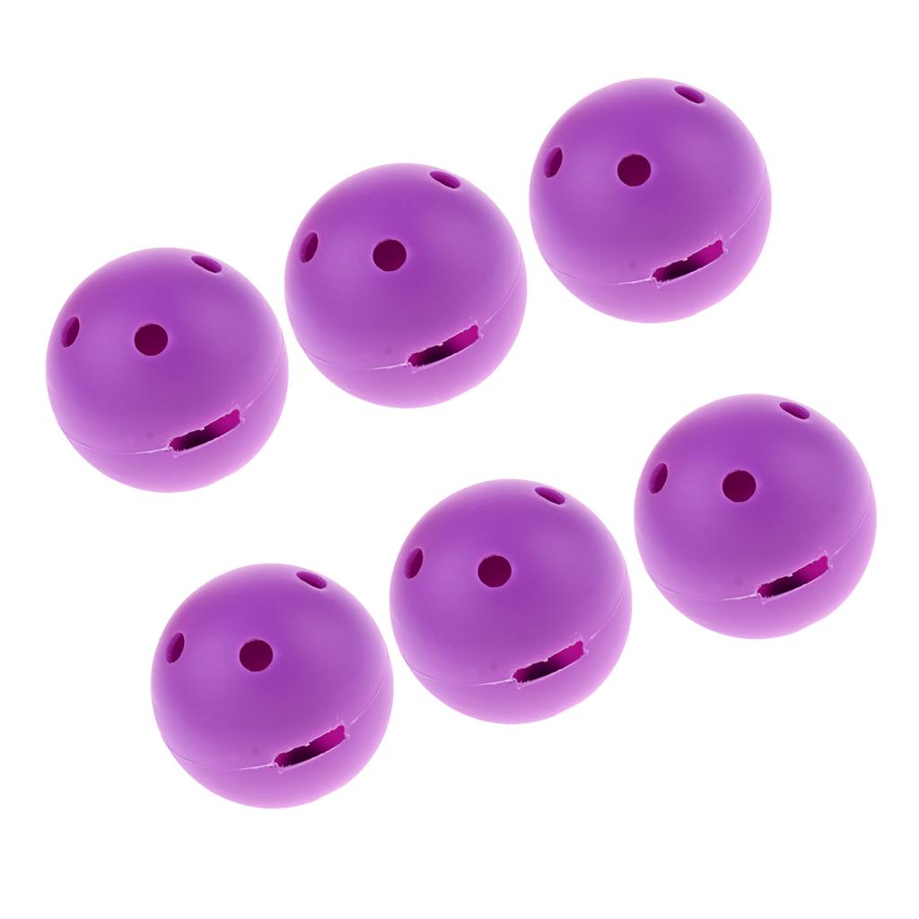 6 Pieces Lightweight Golf Balls Indoor Practice Golf Balls 2 Color Options